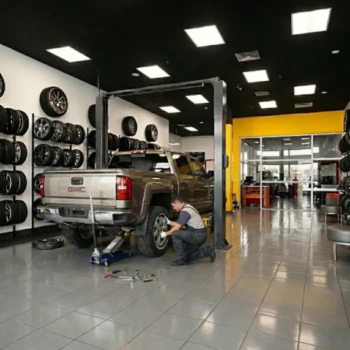 Centro de montagem de pneus parceiro